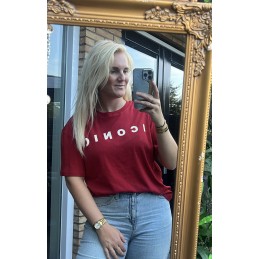 Tshirt iconic rood