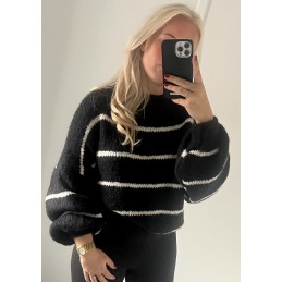 Juul sweater streep zwart